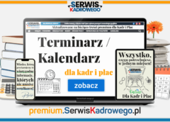 Terminarz / kalendarz dla kadr i płac na luty 2025 r. (+wskaźniki kadrowo-płacowe)