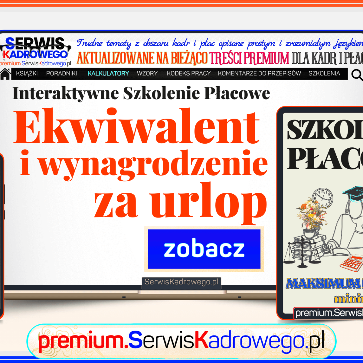 Szkolenie płacowe "Ekwiwalent i wynagrodzenie za urlop wypoczynkowy".