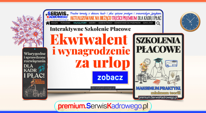 Szkolenie płacowe "Ekwiwalent i wynagrodzenie za urlop wypoczynkowy".