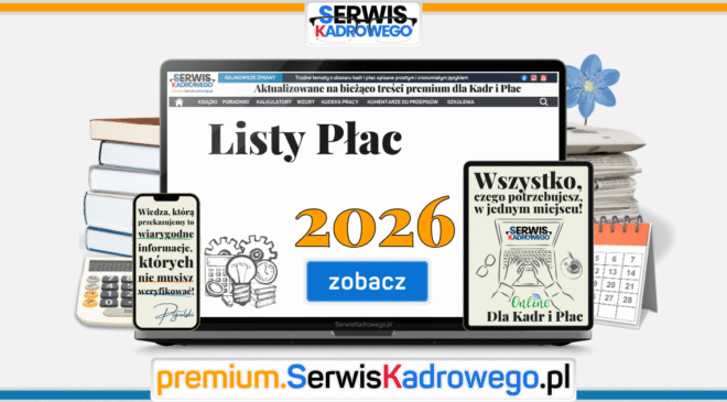 Listy Płac 2026 r.